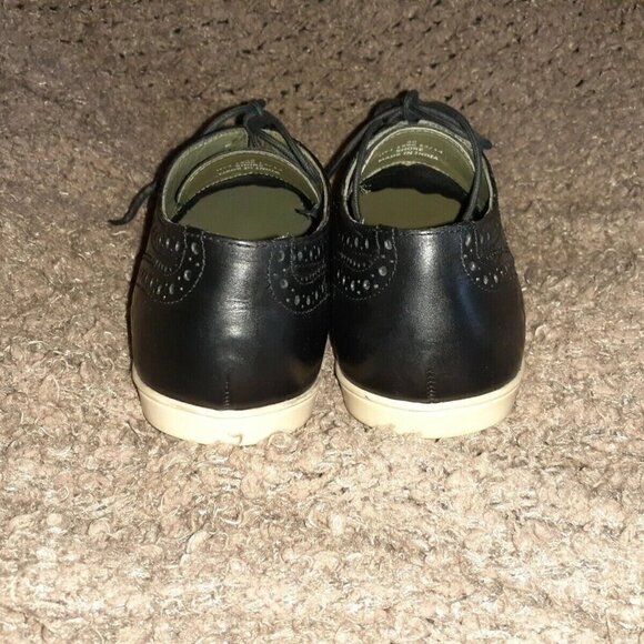 BASE LONDON-SHORE-Black Leather Wingtip Brogues-Size 40-7/7.5 US-New - Picture 4 of 6